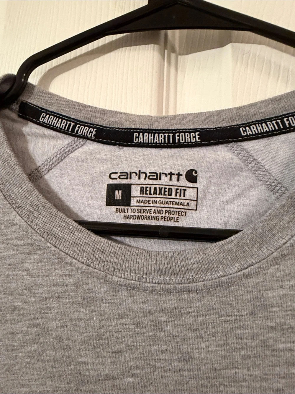 Carhartt Short-Sleeve Pocket Tee in Heather Gray